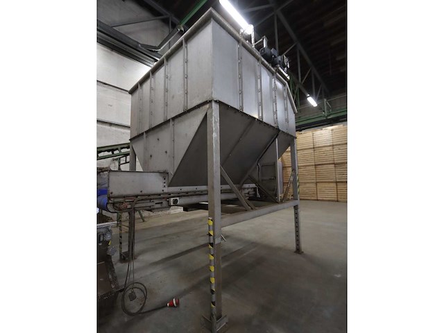 2021 wevano special rvs invoerbunker met kantelinrichting - afbeelding 3 van  8