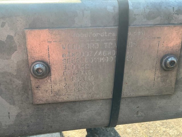 2021 woodford trailers rl6-011 gesloten auto transporter - afbeelding 24 van  30