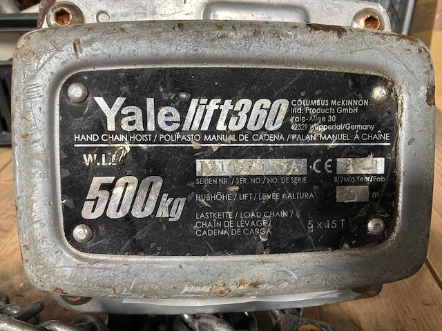2021 yale lift360 kettingtakel - afbeelding 3 van  3