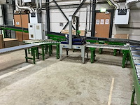2021 youngsunpack mh-fj-1a dozensluitmachine met rollenbaan