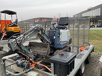 2022 - hsw-06 - minigraafmachine met aanhangwagen