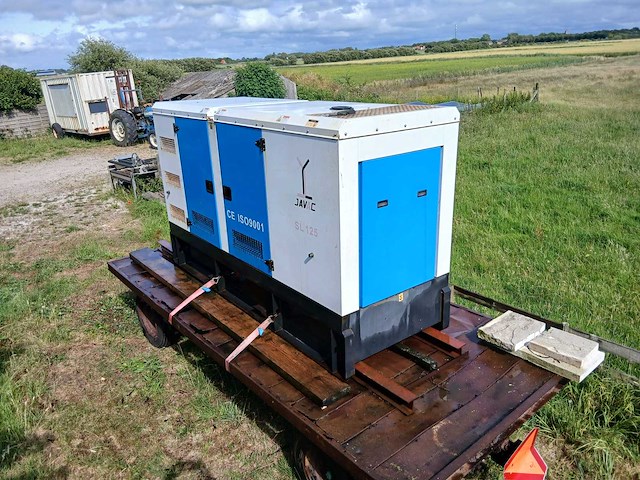 2022 - javac - sl-125 - 125 kva - noodstroomaggregaat - 186 draaiuren! - afbeelding 1 van  30