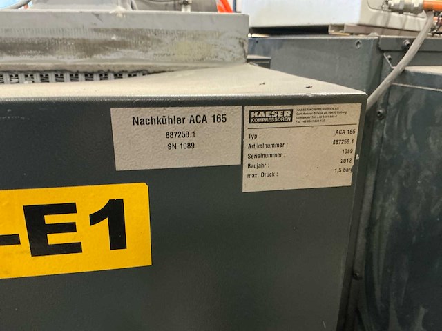 2022 - kaeser db236c - draaizuiger blower - aca 165 koeler - luchtdroger - afbeelding 2 van  17