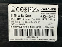 2022 - kärcher - b 40w bp dose - vloerreiniger - afbeelding 3 van  10
