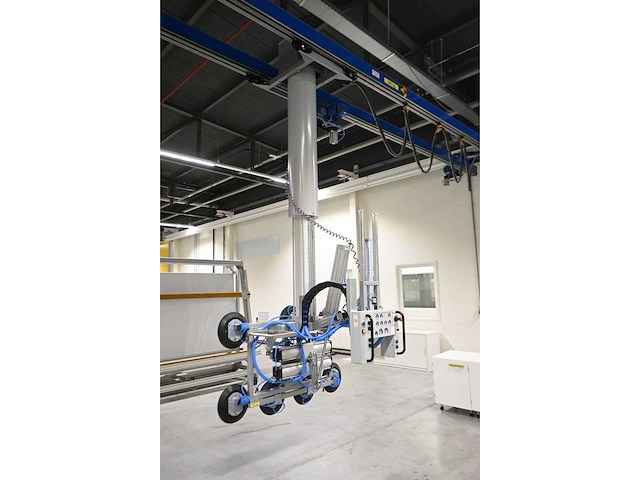 2022 abus / framatech zhb / lkd 500 s70 26m1 zelfdragende stalen kraanbaanconstructie met vacuümheffer - afbeelding 4 van  11