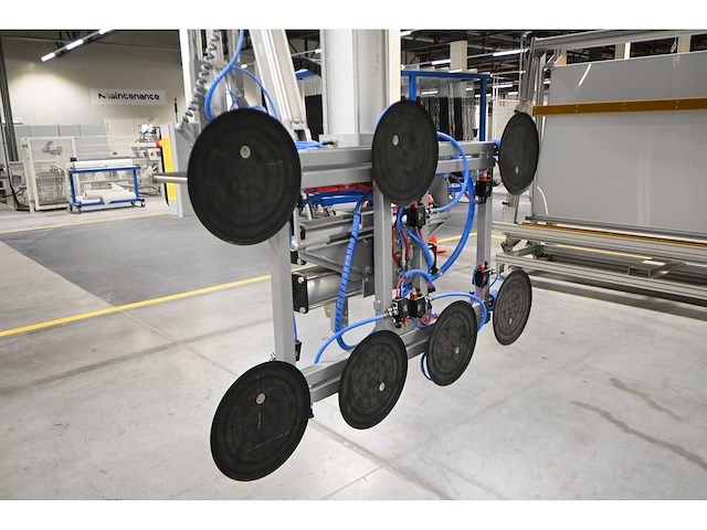 2022 abus / framatech zhb / lkd 500 s70 26m1 zelfdragende stalen kraanbaanconstructie met vacuümheffer - afbeelding 7 van  11