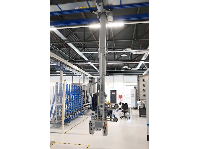 2022 abus / framatech zhb / lned 230 s70 2 x 55m1 zelfdragende stalen kraanbaanconstructie met 5 vacuümheffers - afbeelding 3 van  35