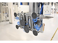 2022 abus / framatech zhb / lned 230 s70 2 x 55m1 zelfdragende stalen kraanbaanconstructie met 5 vacuümheffers - afbeelding 5 van  35