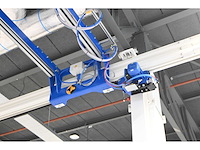 2022 abus / framatech zhb / lned 230 s70 2 x 55m1 zelfdragende stalen kraanbaanconstructie met 5 vacuümheffers - afbeelding 21 van  35