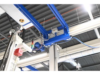 2022 abus / framatech zhb / lned 230 s70 2 x 55m1 zelfdragende stalen kraanbaanconstructie met 5 vacuümheffers - afbeelding 22 van  35