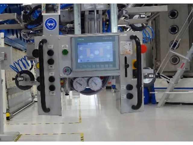 2022 abus / framatech zhb / lned 230 s70 2 x 55m1 zelfdragende stalen kraanbaanconstructie met 5 vacuümheffers - afbeelding 28 van  35