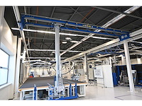 2022 abus / framatech zhb / lned 230 s70 2 x 55m1 zelfdragende stalen kraanbaanconstructie met 5 vacuümheffers - afbeelding 32 van  35