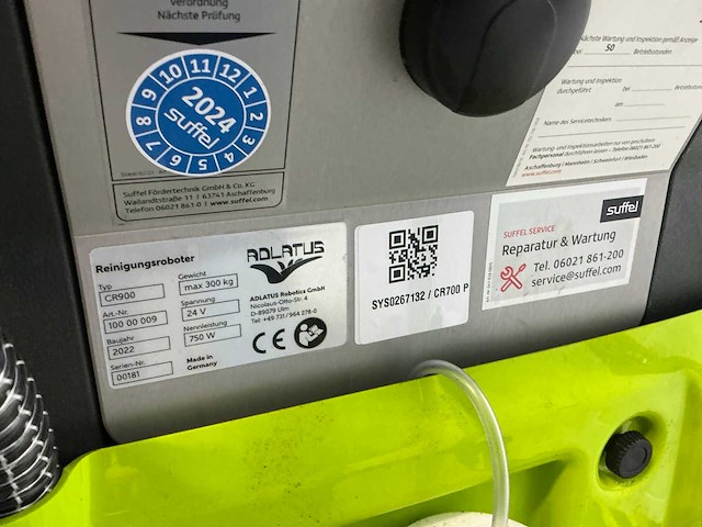 2022 adlatus cr900 schoonmaakrobot - afbeelding 15 van  23