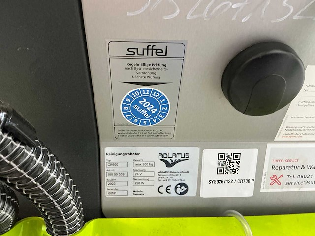 2022 adlatus cr900 schoonmaakrobot - afbeelding 13 van  20