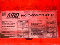 2022 airo x16ew hoogwerker - afbeelding 25 van  31