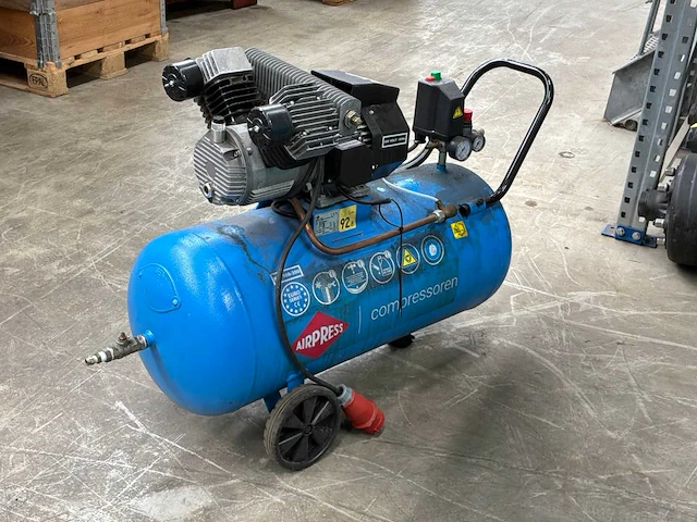 2022 airpress km 100-350 zuigercompressor - afbeelding 1 van  6