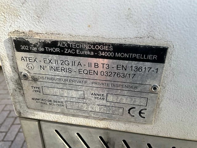 2022 alc edis 230v tankstation pompunit - afbeelding 9 van  9