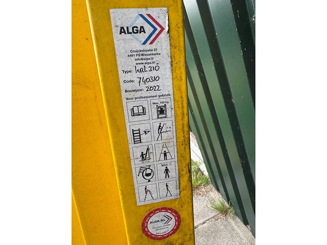 2022 alga krl 310 isolerende reformladder 3x10 - afbeelding 3 van  7