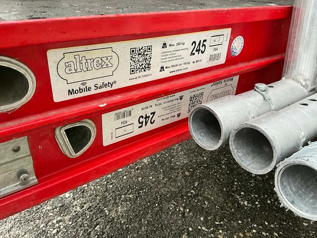 2022 altrex rs tower 4 rolsteiger op aanhanger - afbeelding 8 van  10