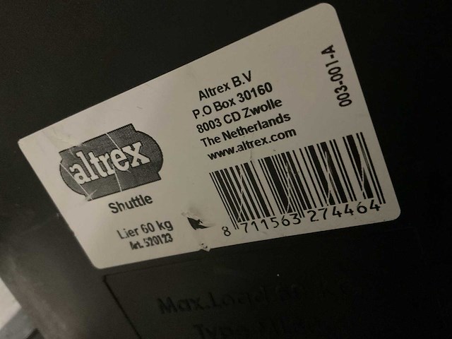 2022 altrex shuttle liftsysteem t.b.v. zonnepanelen - afbeelding 6 van  6