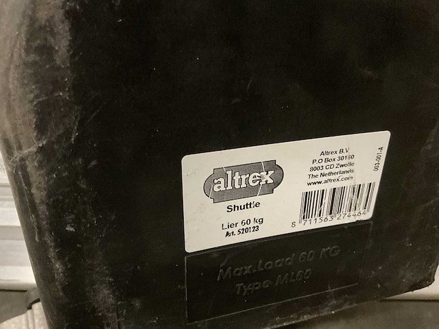 2022 altrex shuttle liftsysteem t.b.v. zonnepanelen - afbeelding 5 van  6