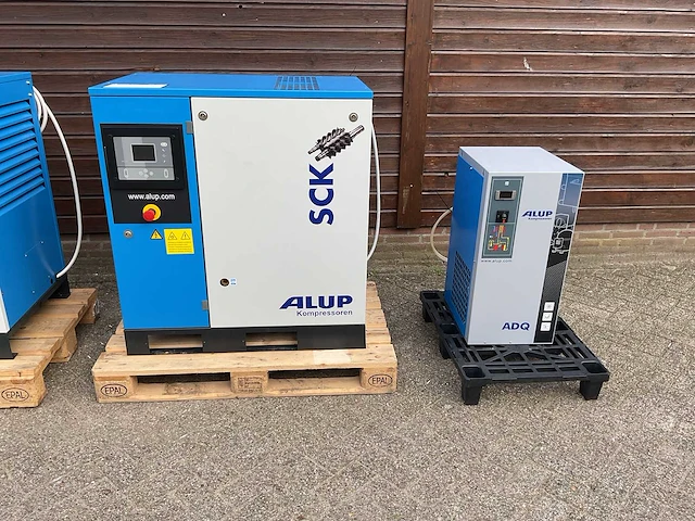 2022 alup sck 15-10 schroefcompressor + luchtdroger adq - afbeelding 1 van  11
