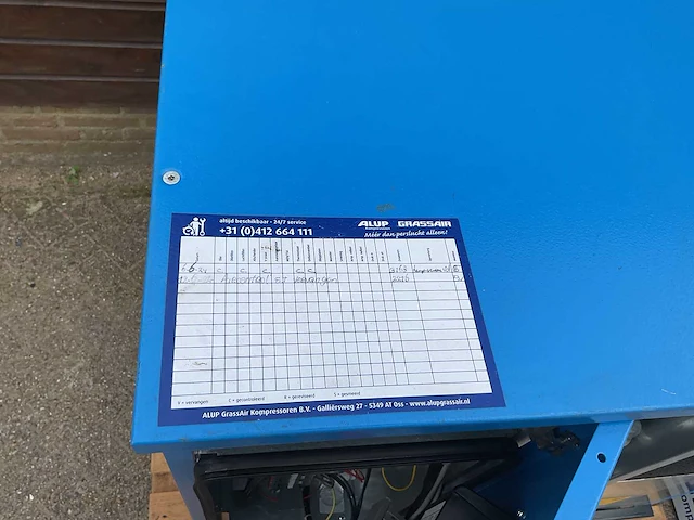 2022 alup sck 15-10 schroefcompressor + luchtdroger adq - afbeelding 9 van  11