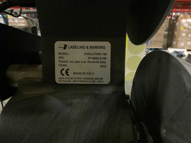 2022 arca labeling & marking evolution 160 etiketteerlijn - afbeelding 9 van  19