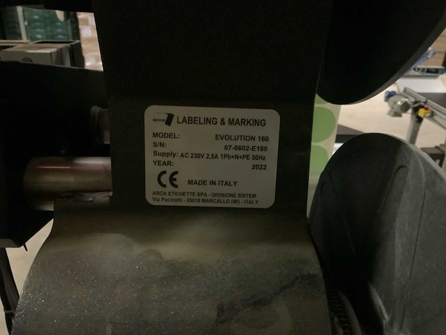 2022 arca labeling & marking evolution 160 etiketteerlijn - afbeelding 9 van  18
