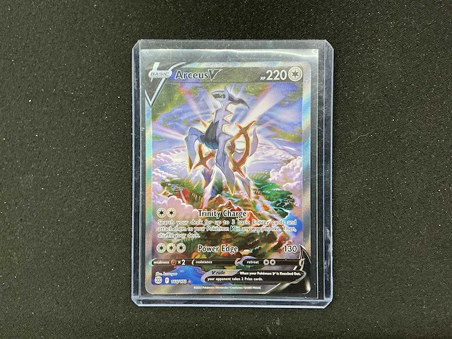 2022 arceus v alterned art brilliant stars 166/172 pokémon kaart - afbeelding 2 van  3