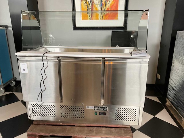 2022 arktic 232798 koelwerkbank met opzetvitrine - afbeelding 2 van  8