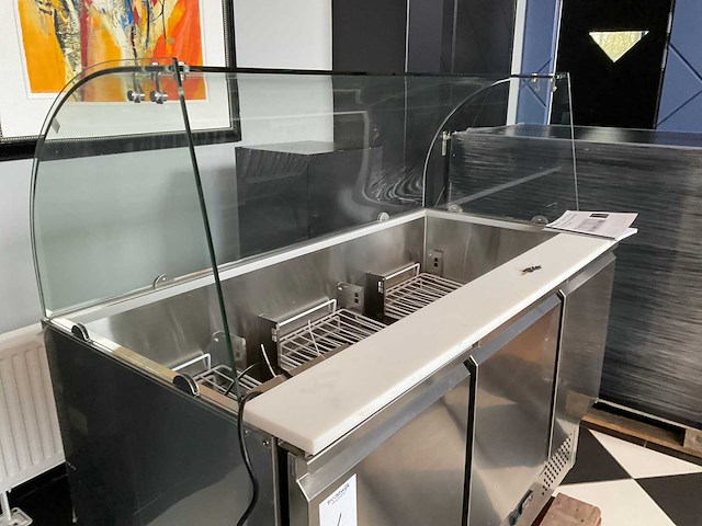 2022 arktic 232798 koelwerkbank met opzetvitrine - afbeelding 7 van  8