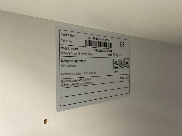 2022 asecos s90 brandwerende veiligheidskast - afbeelding 7 van  7