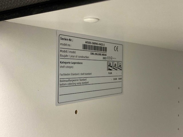 2022 asecos s90 brandwerende veiligheidskast - afbeelding 6 van  6