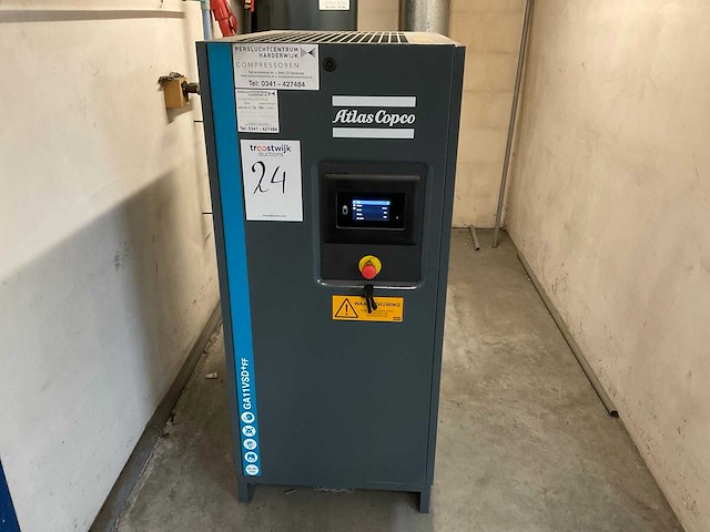 2022 atlas copco ga11v80+ff schroefcompressor - afbeelding 1 van  1