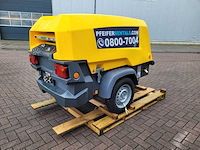 2022 atlas copco xas 58-7 luchtcompressor op aanhanger - afbeelding 2 van  9