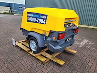 2022 atlas copco xas 58-7 luchtcompressor op aanhanger - afbeelding 3 van  9