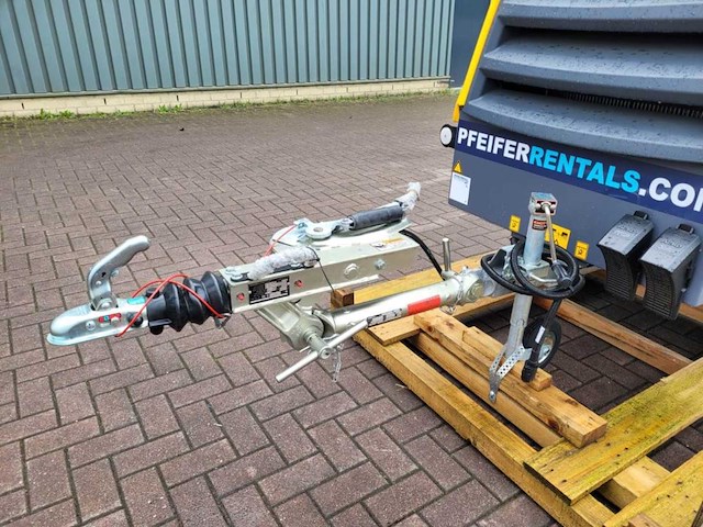 2022 atlas copco xas 58-7 luchtcompressor op aanhanger - afbeelding 5 van  9