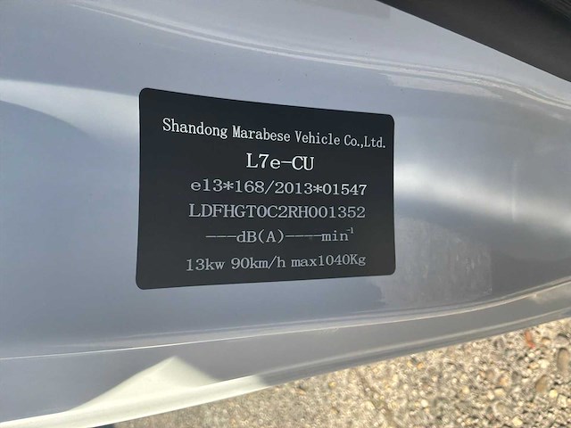 2022 baw pony (l7e-cu) elektrische auto - afbeelding 1 van  27