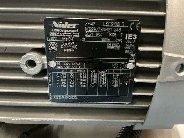 2022 becker u5.101/0-00 vacuümpomp - afbeelding 12 van  15