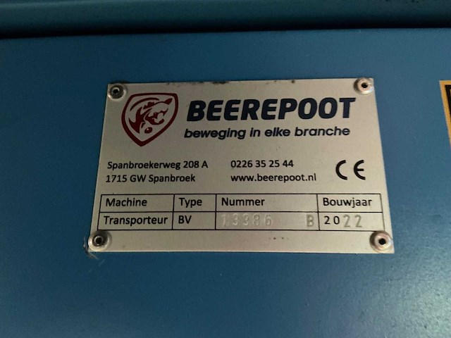 2022 beerepoot bv transportband (3x) - afbeelding 1 van  1