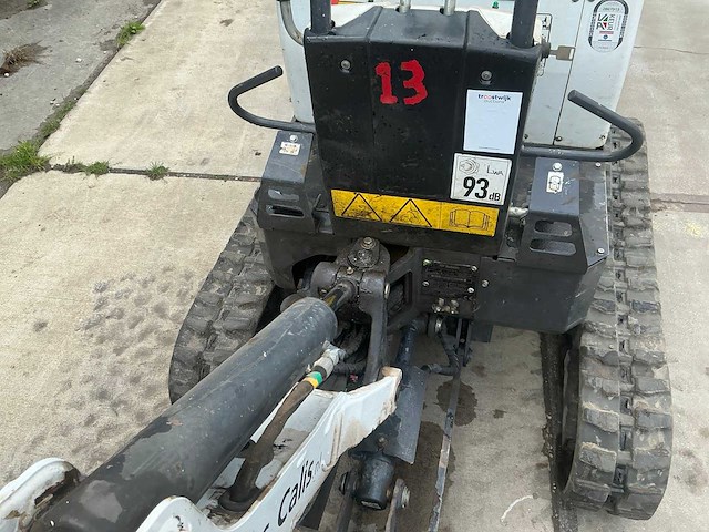 2022 bobcat e10z minirupsgraafmachine - afbeelding 2 van  9