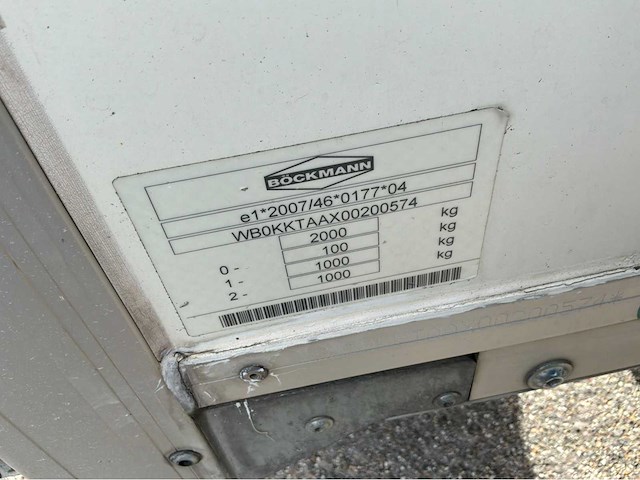 2022 bockmann kk2918/200 aanhangwagen - afbeelding 14 van  23