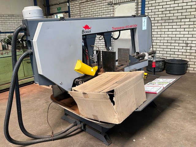 2022 bomar transverse 610.440 dgh horizontale bandzaagmachine - afbeelding 3 van  8