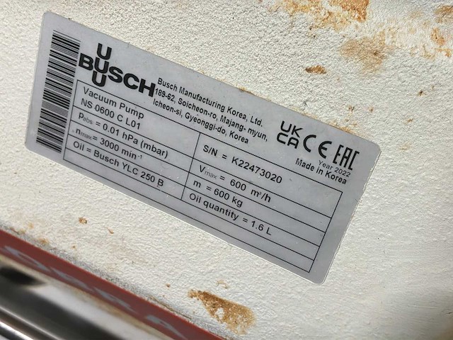 2022 busch cobra ns 0600 c / panda wy 3600 een vacuümpomp-booster combi - afbeelding 2 van  9