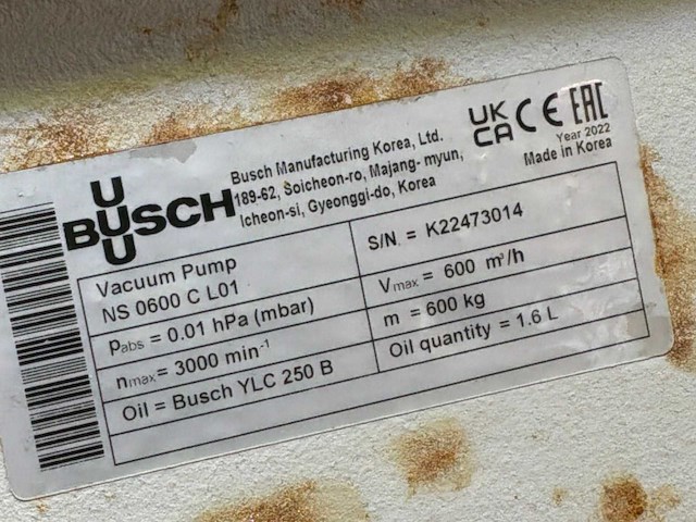 2022 busch cobra ns 0600 c / panda wy 3600 een vacuümpomp-booster combi - afbeelding 2 van  11