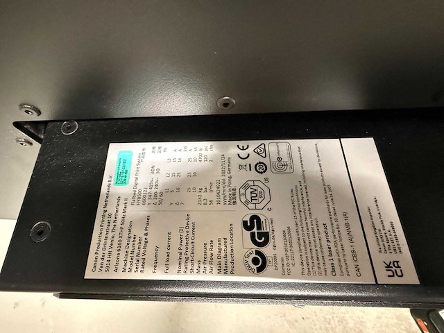 2022 canon arizona 6160 xthf mark ii uv flatbedprinter - afbeelding 18 van  21