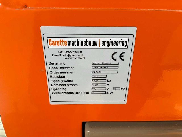 2022 carotte langsprofileerder - afbeelding 35 van  40