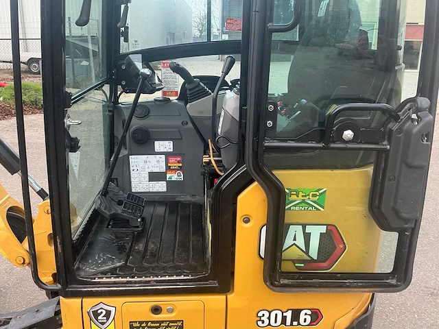 2022 caterpillar 301.6 minigraafmachine - afbeelding 7 van  29