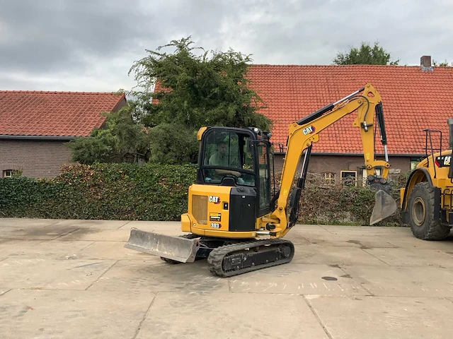2022 caterpillar 303 rupsgraafmachine met bakkenset - afbeelding 38 van  41